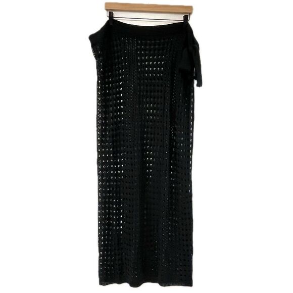 New Torrid Black Knit Sarong - Size Size M/L: 38" L x 62" W - Picture 2 of 7